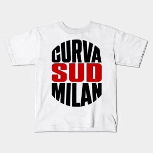 curva south milan Kids T-Shirt